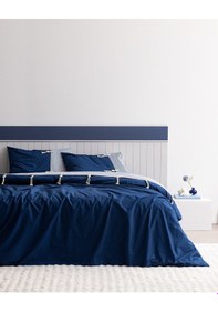 Resim Madame Coco Faust King Size %100 Pamuk Nevresim Takımı - Lacivert 8684427205112 Lacivert 