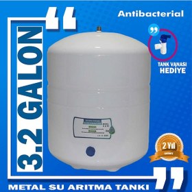 Resim Reverse Osmosis Su Arıtma Deposu 3.2 Galon 12 Litre Tank Antibakterial 