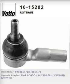 Resim VOTTO 10-15202 Rot Başı Scudo III / 807 Expert III / C8 Jumpy III 07- 