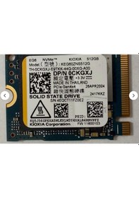 Resim Kioxia Keg60zns512g M.2 Pcle Gen4x4 512gb Ssd 