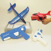 Resim Kum Glider Uçak Oyuncak - Kırmızı ve Mavi Dayanıklı Plastik Uçan Model, Ergonomik Tutuş, Açık Hava Oyunları İçin Kararlı Uçuş Tasarımı, Havacılık Tutkunları İçin Koleksiyonluk Yenilik Hediyesi, Model Uçak, Koleksiyonluk Model Uçak, Canlı Model Uçak, Dayanıklı Plastik Model 