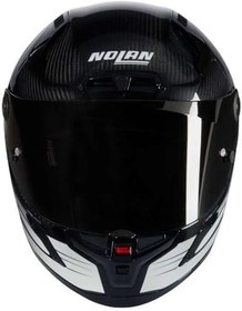 Resim Nolan X-804 Rs Ala 345 Karbon Kapalı Motosiklet Kaskı Siyah L 