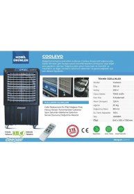 Resim Deepair Coolevo Evaporatif Hava Soğutucu Sulu PORTATİF Mobil Klima 