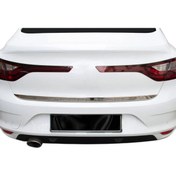 Resim ACK Dizayn RENAULT MEGANE 4 SEDAN ARACA ÖZEL KROM BAGAJ ALT ÇITASI PASLANMAZ ÇELİK A+ 