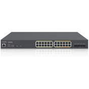 Resim ENGENIUS Ecs2528fp Poe+ Switch 16 X 1000 Port, 8 X 2500 Port, 4 X Sfp+ 10gig Port, L2+ 24-port Poe+ 