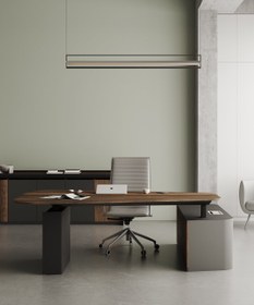 Resim Extrude Ofis ve Büro Yönetici Makam Takımı 