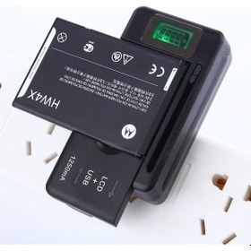 Resim Prestigegoods 2022 Universal Mobil Pil Şarj Cihazı Lcd Gösterge, Usb Bağlantı Noktası, Cep Telefonu İçin Pil Şarjı, İngiltere/ab Tak 