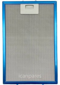 Resim 22.5 X 34 Cm Aspiratör Davlumbaz Metal Yağ Filtresi 225X340Mm - 530344706 