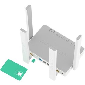 Resim Keenetic KN-2212-01-EU Runner 2.4 GHz 300 Mbps 4G N300 4 Port Mesh Router 