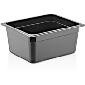 Resim GastroPlast Gn 1/2-150 Mm Gastronom Küvet, Polikarbon, Siyah 