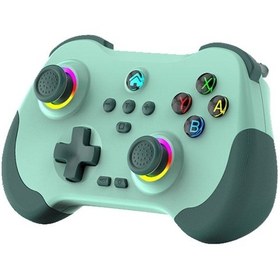 Resim Z01 Kablosuz Oyun Vortex Çift Salonlu Gövde Kavraması Anahtar / Ps3 / Ps4 / Adroid / Ios İçin Yeşil 