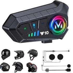 Resim Muratech Bluetooth 5.3 Kask İçi Intercom Kulaklık 1000 M Mesafe 1000 Mah 