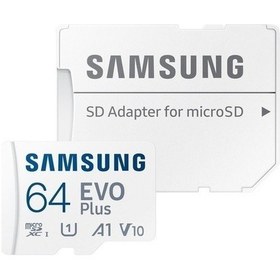 Resim Samsung Evo Plus 64GB Micro SD Hafıza Kartı MB-MC64KA/APC 