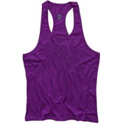 Resim Bluu Basic Fitness Gym Tank Top Sporcu Atleti (528807548) Mor 