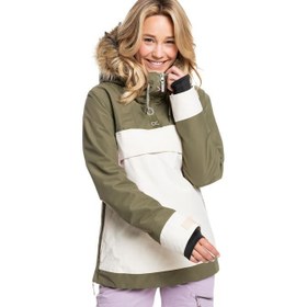 Resim Roxy Shelter Kadın Yeşil Snowboard Ceketi 