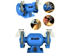 Resim Dragro Alman 200 mm Turbo 4200 Watt Çark Motoru Zımpara Balta Bıçak Bileme Makinesi Taş Motoru Taşlama 