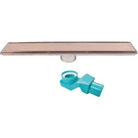 Resim Sukar Line 6 Bronz Plain 60 cm Izgaralı Duş Kanalı 1156-1036000-51 