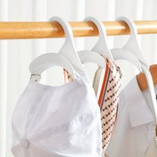 Resim 10 Adet/Paket Çanta Askısı, Ağır Hizmet Çanta Askıları, Dolap Askıları, Sırt Çantası, Kemer, Eşarplar, Şapka Için Plastik Çanta Tutucu Düzenleyici 