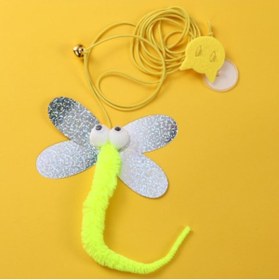 Resim OEM Kelebek Model Elastik Kendinden Yapışlı Kedi Oyun Oltası 