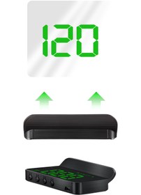 Resim METONTECH Head Up Display | GPS ve Pusula Özellikli Dijital Hız Göstergesi | Çoklu Alarm | Tak & Çalıştır 