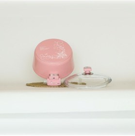 Resim Bonera Seramik 24 Cm Derin Tencere Pembe Pembe 