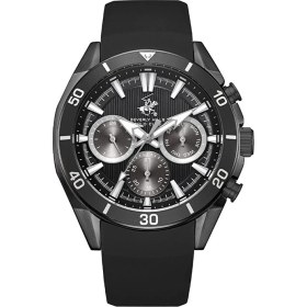 Resim Beverly Hills Polo Club BP3730X.051 Erkek Kol Saati | 42,5mm, 10 Atm, Seramik Safir Kaplama Cam 