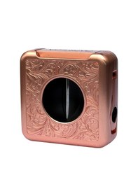 Resim Parmida Rose Gold İşlemeli V-cut Puro Makası Kesici - Tr9082 