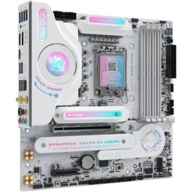 Resim Maxsun Icraft B860M Cross Pro Wıfı Ddr5 Hdmı-Dp Typec Pcıe 5.0 1851P Matx Beyaz 