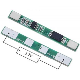 Resim Robizstore-1S 3.7V 3A Bms Koruma Kartı Lityum Batarya 18650 Li-İon Lipo 