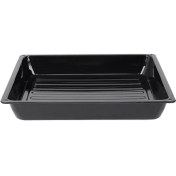 Resim Qussine Fırın Tepsisi Emaye Kare 26,5cm x 30CM Siyah Tepsi 