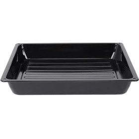 Resim Qussine Fırın Tepsisi Emaye Kare 26,5cm x 30CM Siyah Tepsi 