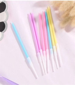 Resim Makaron Renkler Pasta Mumu 8 li 