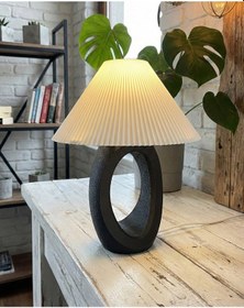 Resim Elana Design Balance Abajur - Bohem Tarzı Abajur Ve Gece Lambası Siyah 