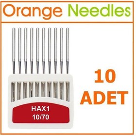 Resim Orange Hax1 Ev Tipi Dikiş Makine İğnesi 10 Numara 10 Adet 