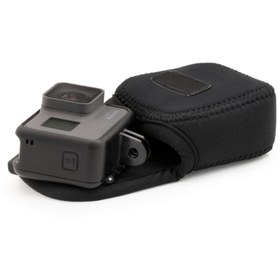 Resim MegaGear Sony Rx0 1.0, Hero 5 Black, Hero 6 Neopren Kamera Kılıfı 