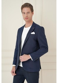 Resim Efor C 695 Slim Fit Lacivert Spor Ceket Lacivert 