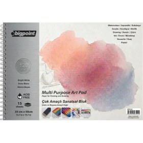 Resim Bigpoint Sanatsal Resim Defteri 120 Gram 35X50CM - 15 Yaprak 