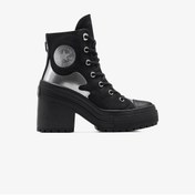 Resim Converse Chuck 70 De Luxe Heel Hi Kadın Günlük Ayakkabı A11629c Siyah 