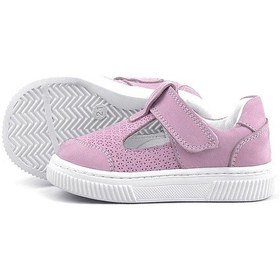 Resim Rakerplus Bheem Hakiki Deri Pudra Cırtlı Bebek Sneaker Sandalet Pudra 