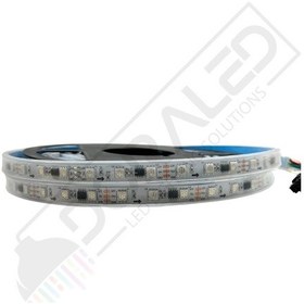 Resim WS2811 Kalın Silikonlu İP68 ARGB Pixel Şerit Led 12 Volt 5m 