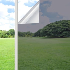 Resim Tek Yönlü Pencere Gizlilik Cam Filmi, Güneş Geçirmez Ayna Etkisiz Görüş Engelleme, Gündüz Gizliliği İçin Kapı ve Pencere Yapışkanı - Küçük Kazıyıcı ve Şerit Metre Hediyeli 