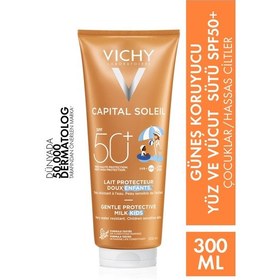 Resim Ideal Soleil Spf 50 Çocuklar Için Yüz Ve Vücut Güneş Sütü 300 Ml 