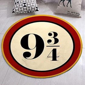 Resim Harry Potter Hogwarts Express Dijital Baskı Bambu Kalite Genç Odası Halısı Dekoratif Paspas (80 x 80 cm) 