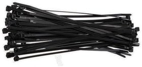 Resim Siyah Kablo Bağı Plastik Cırt Kelepçe 3.6X370mm 37cm (200) 