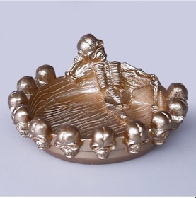 Resim Skull Dekoratif Obje Vizon 