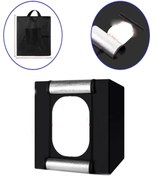 Resim Soligor Ürün Çekim Çadır Pro Ledli 60x60cm Taşınabilir Mini Fotoğraf Stüdyosu 