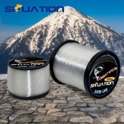 Resim SITUASYON 500m / 546YDS Süper Güçlü Naylon Karbon Fiber Balık Hattı, Şeffaf Beyaz, 4.08 KG - 54.43 KG Yük Kapasitesi, Batma için Yüksek Hassasiyet ve Dayanıklılık, Uzun Döküm, Uçuş ve Deniz Balıkçılığı 