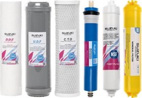Resim 10 Inç Açık Kasa Su Arıtma Cihazı Tam Set (6 Filtre) Mineral Filtre Ilaveli 