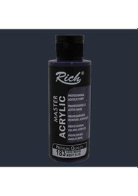 Resim Rich Master Akrilik Boya 120Ml 183 Gece Mavisi 