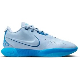 Resim Nike Lebron XXI 21 Erkek Mavi Basketbol Ayakkabısı (FQ4052-400) 